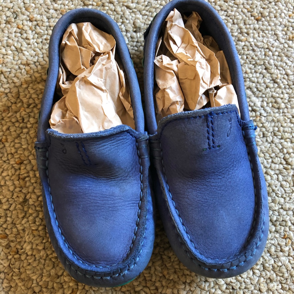 Jacadi Boy nubuck moccasins size 26 US 10